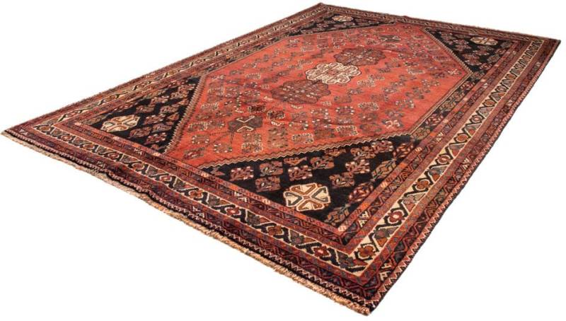 morgenland Orientteppich »Perser - Nomadic - 323 x 235 cm - dunkelrot«, rechteckig, 10 mm Höhe, Wohnzimmer, Handgeknüpft, Einzelstück mit Zertifikat von morgenland