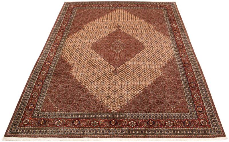 morgenland Orientteppich »Perser - Nomadic - 395 x 318 cm - braun«, rechteckig, Wohnzimmer, Handgeknüpft, Einzelstück mit Zertifikat von morgenland