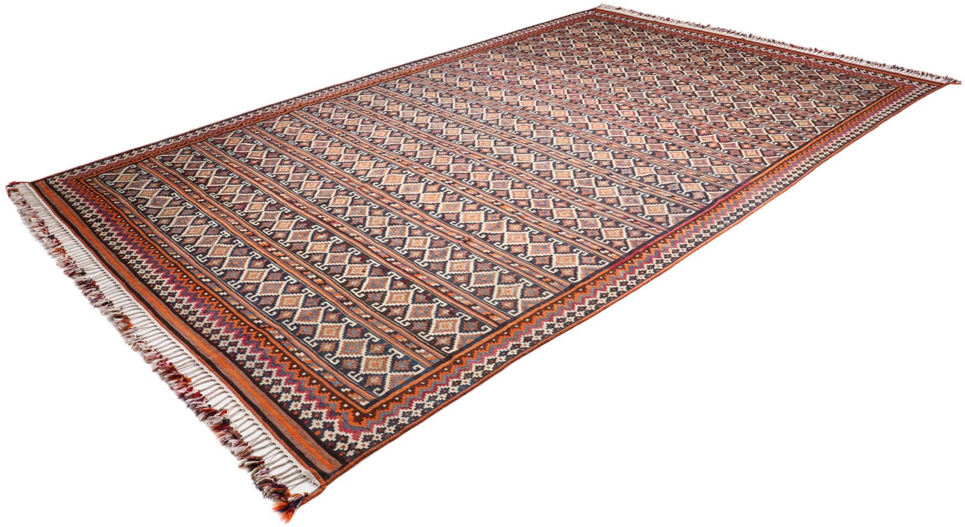 morgenland Orientteppich »Perser - Nomadic - 498 x 312 cm - mehrfarbig«, rechteckig, 10 mm Höhe, Wohnzimmer, Handgeknüpft, Einzelstück mit Zertifikat von morgenland