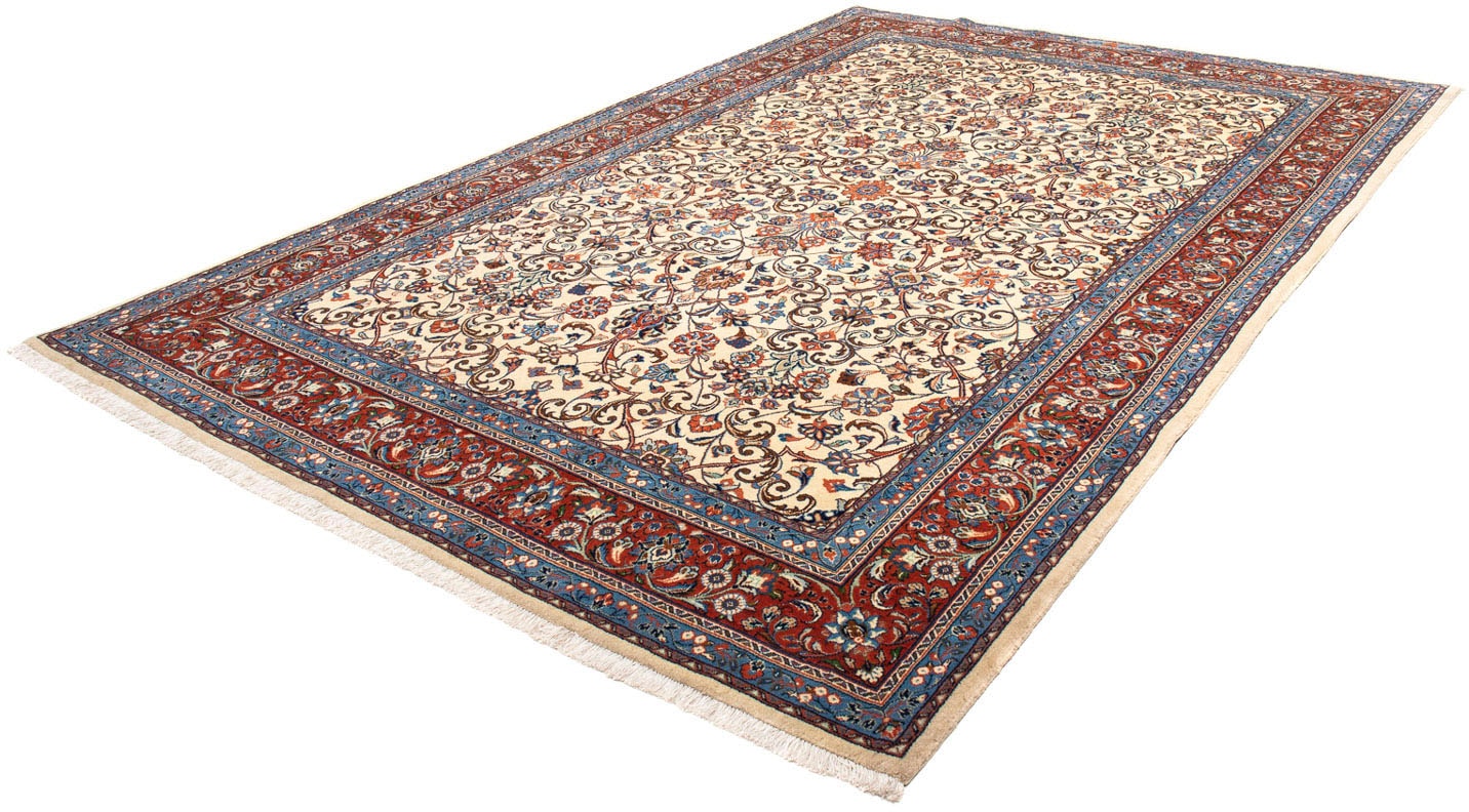 morgenland Orientteppich »Perser - Royal - 327 x 216 cm - beige«, rechteckig, Wohnzimmer, Handgeknüpft, Einzelstück mit Zertifikat von morgenland