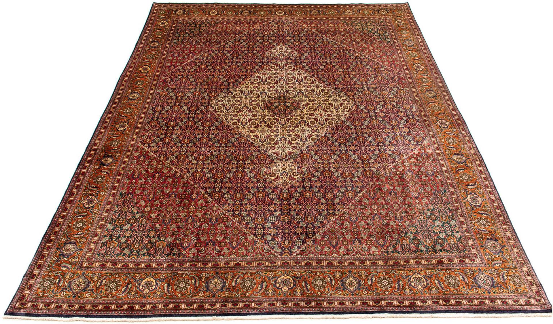 morgenland Orientteppich »Perser - Täbriz - 392 x 310 cm - mehrfarbig«, rechteckig, 10 mm Höhe, Wohnzimmer, Handgeknüpft, Einzelstück mit Zertifikat von morgenland