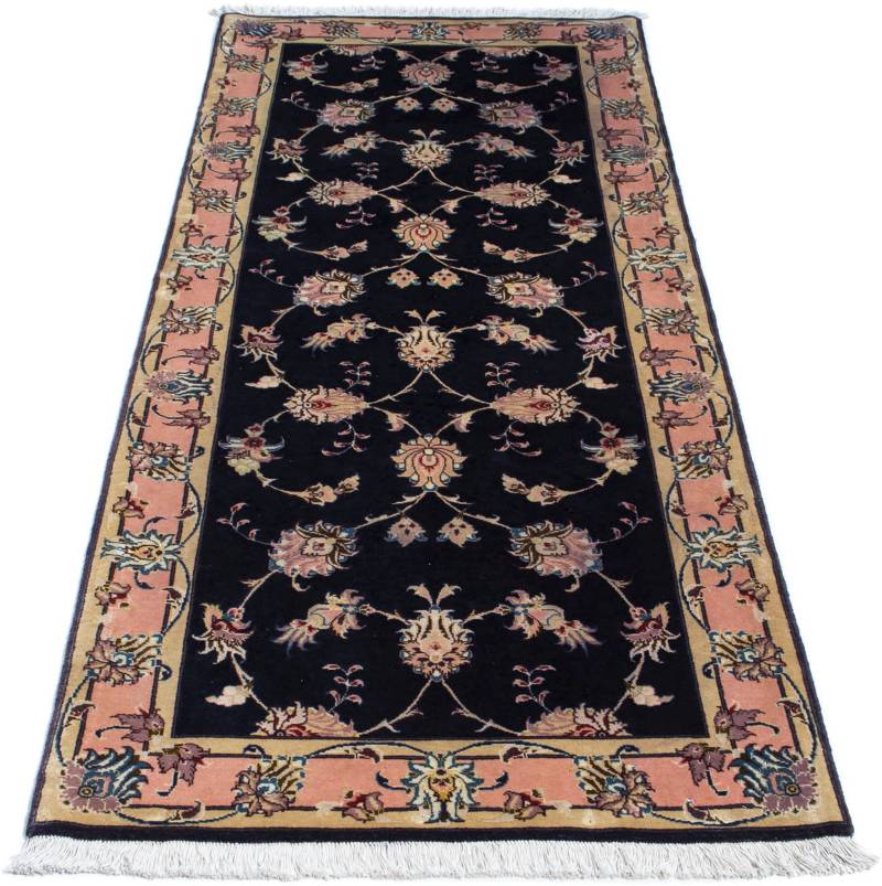 morgenland Orientteppich »Perser - Täbriz - Royal - 200 x 74 cm - dunkelblau«, rechteckig, Wohnzimmer, Handgeknüpft, Einzelstück mit Zertifikat von morgenland