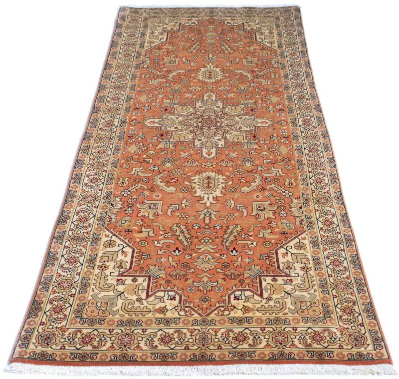 morgenland Orientteppich »Perser - Täbriz - Royal - 215 x 82 cm - rost«, rechteckig, 7 mm Höhe, Wohnzimmer, Handgeknüpft, Einzelstück mit Zertifikat von morgenland