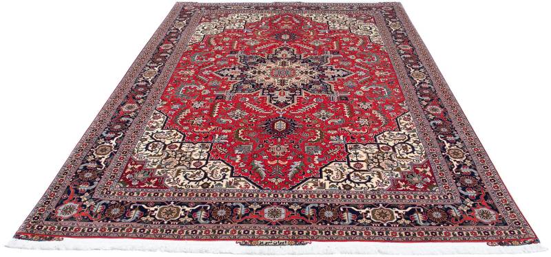 morgenland Orientteppich »Perser - Täbriz - Royal - 302 x 202 cm - rot«, rechteckig, Wohnzimmer, Handgeknüpft, Einzelstück mit Zertifikat von morgenland