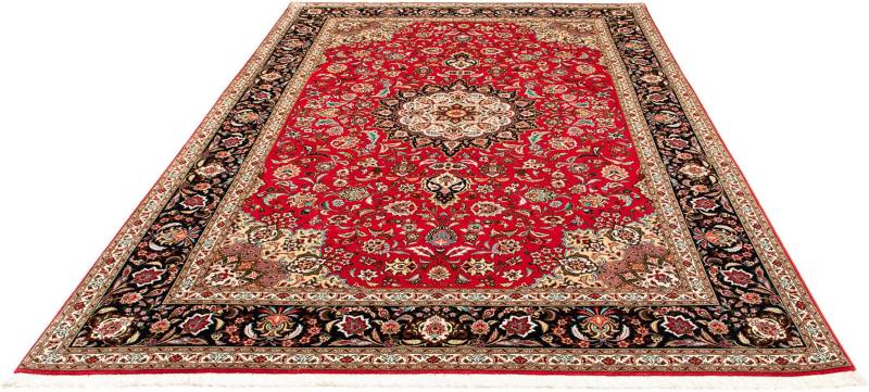 morgenland Orientteppich »Perser - Täbriz - Royal - 305 x 207 cm - rot«, rechteckig, Wohnzimmer, Handgeknüpft, Einzelstück mit Zertifikat von morgenland