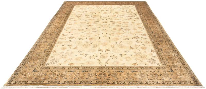 morgenland Orientteppich »Perser - Täbriz - Royal - 308 x 201 cm - beige«, rechteckig, 7 mm Höhe, Wohnzimmer, Handgeknüpft, Einzelstück mit Zertifikat von morgenland