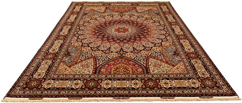 morgenland Orientteppich »Perser - Täbriz - Royal - 352 x 247 cm - mehrfarbig«, rechteckig, Wohnzimmer, Handgeknüpft, Einzelstück mit Zertifikat von morgenland