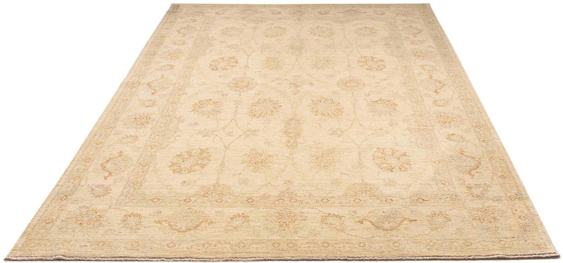 morgenland Orientteppich »Ziegler - 235 x 170 cm - beige«, rechteckig, Wohnzimmer, Handgeknüpft, Einzelstück mit Zertifikat von morgenland