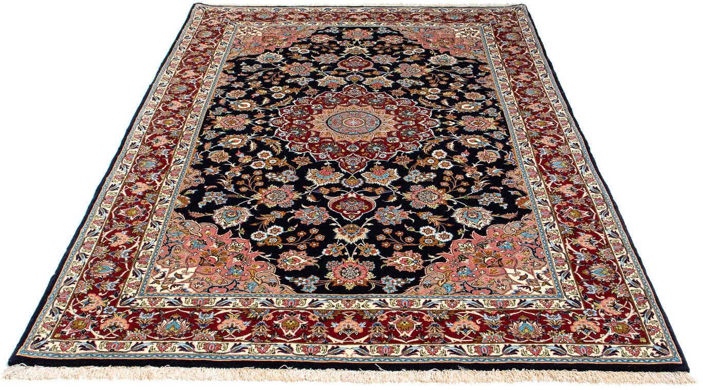 morgenland Seidenteppich »Ghom Blumenmuster 210 x 132 cm«, rechteckig, Unikat mit Zertifikat von morgenland