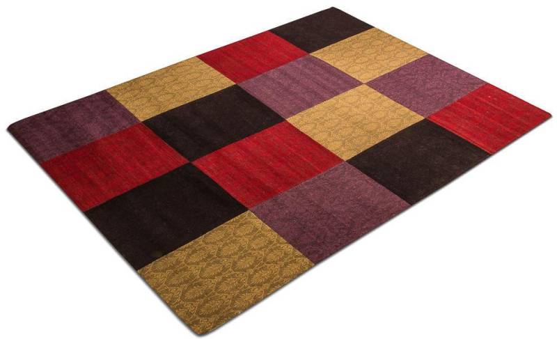 morgenland Teppich »Patchwork Teppich - Weys - rechteckig«, rechteckig, 6 mm Höhe, Sehr weicher Flor von morgenland