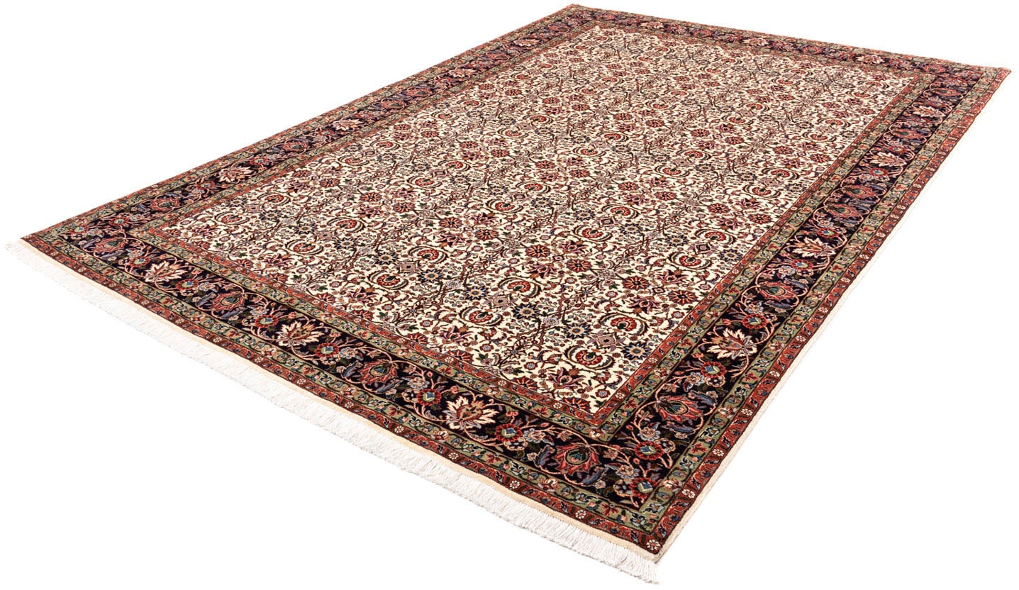 morgenland Wollteppich »Bidjar Takab Blumenmuster Beige 300 x 201 cm«, rechteckig, Unikat mit Zertifikat von morgenland