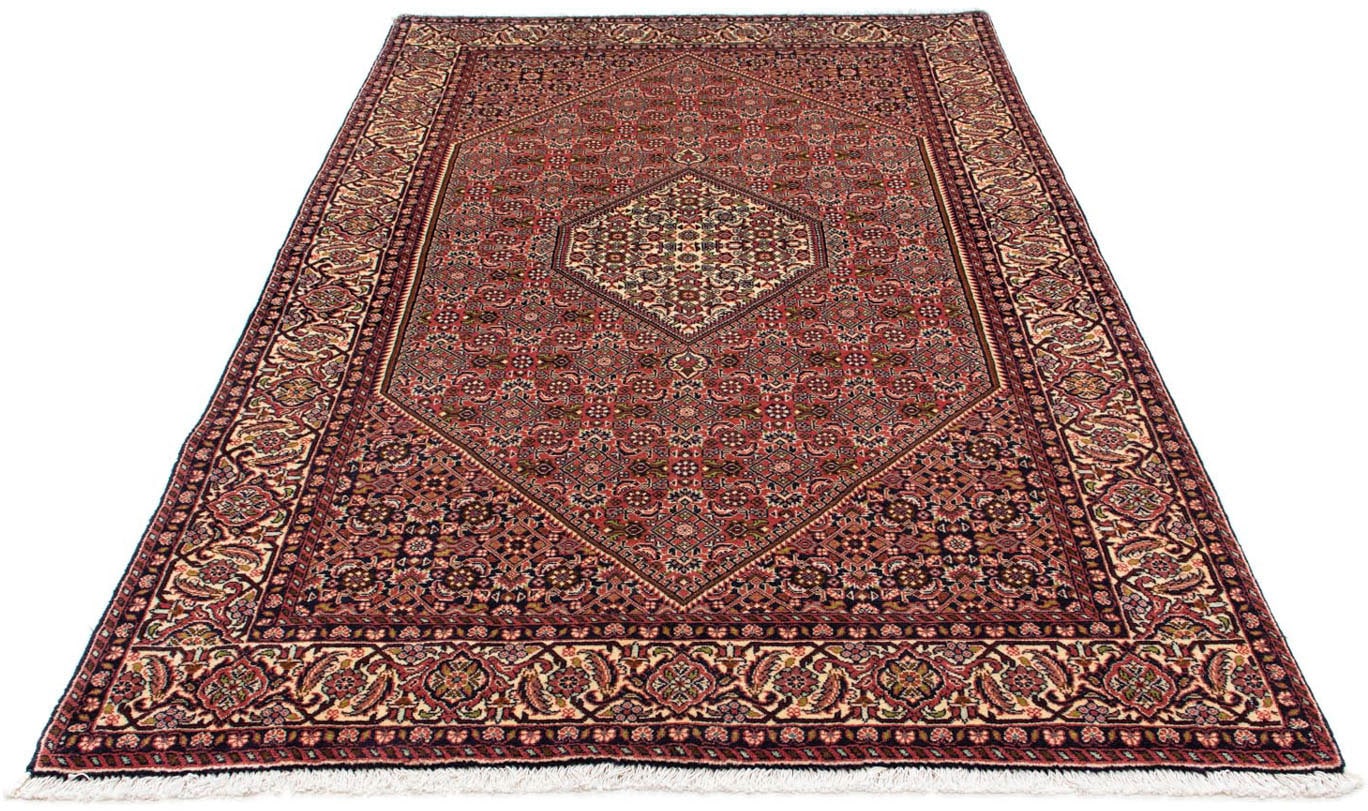 morgenland Wollteppich »Bidjar - Zanjan Medaillon Rosso chiaro 240 x 140 cm«, rechteckig, Unikat mit Zertifikat von morgenland