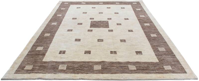 morgenland Wollteppich »Gabbeh - Loribaft Perser - 340 x 250 cm - beige«, rechteckig, Wohnzimmer, Handgeknüpft, Einzelstück mit Zertifikat von morgenland