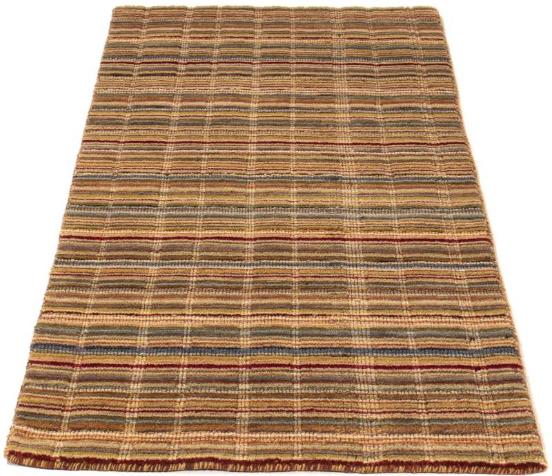 morgenland Wollteppich »Gabbeh - Loribaft Softy - 138 x 67 cm - mehrfarbig«, rechteckig, 12 mm Höhe, Wohnzimmer, Einzelstück von morgenland