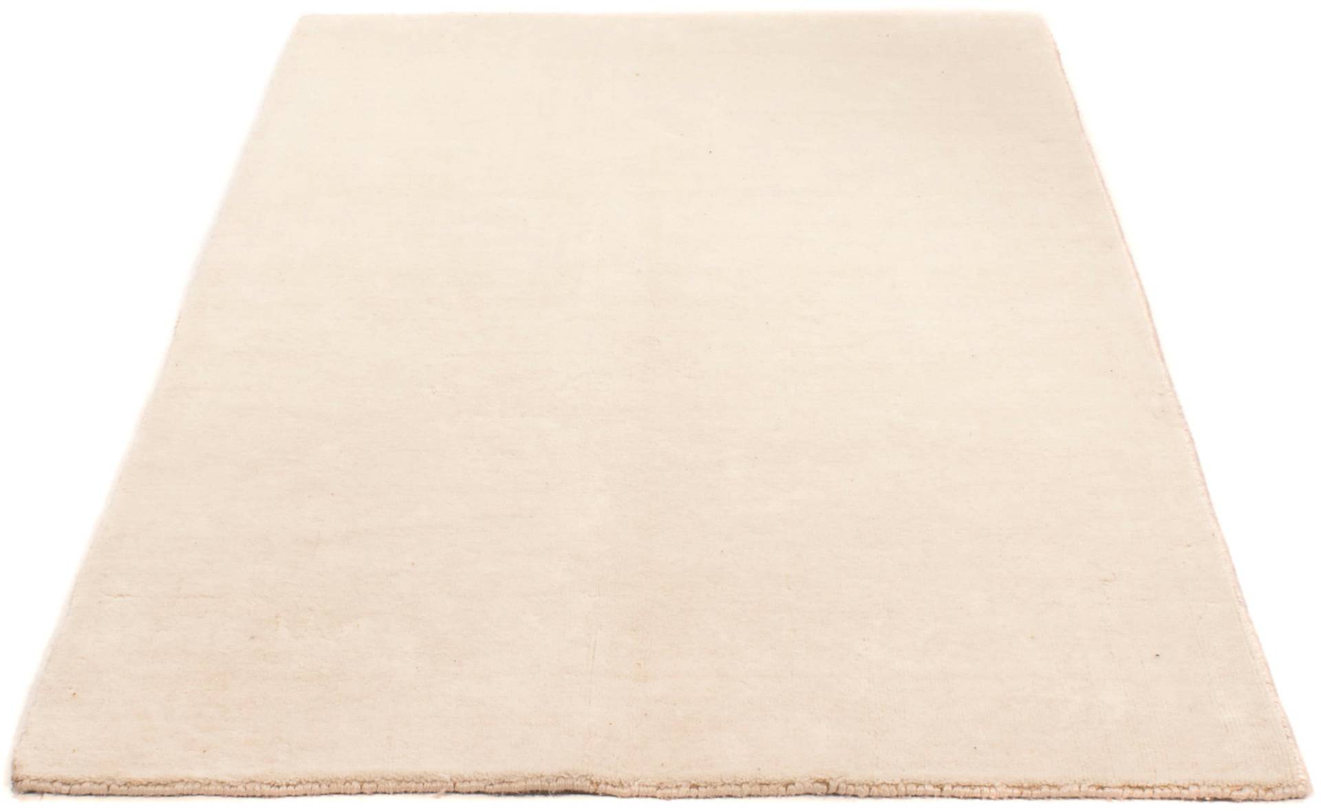 morgenland Wollteppich »Gabbeh - Loribaft Softy - 175 x 107 cm - beige«, rechteckig, Wohnzimmer, Einzelstück von morgenland