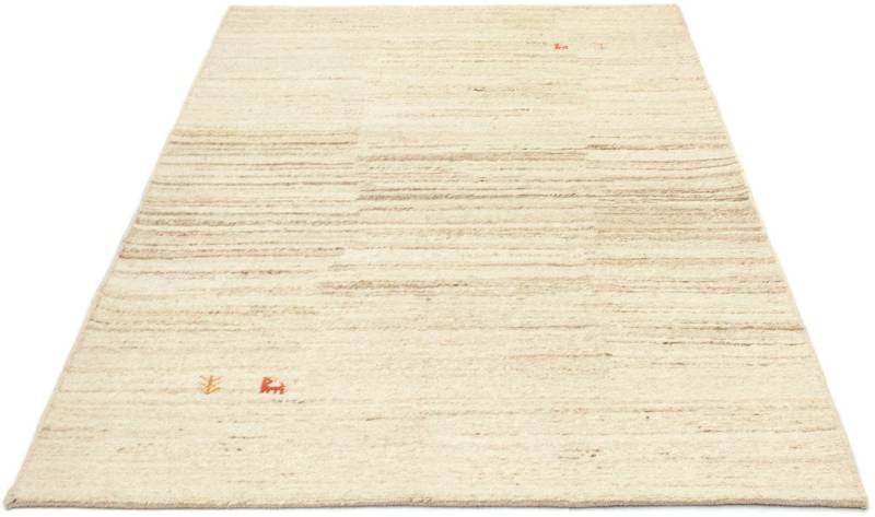 morgenland Wollteppich »Gabbeh Teppich handgeknüpft beige«, rechteckig, 18 mm Höhe, handgeknüpft von morgenland