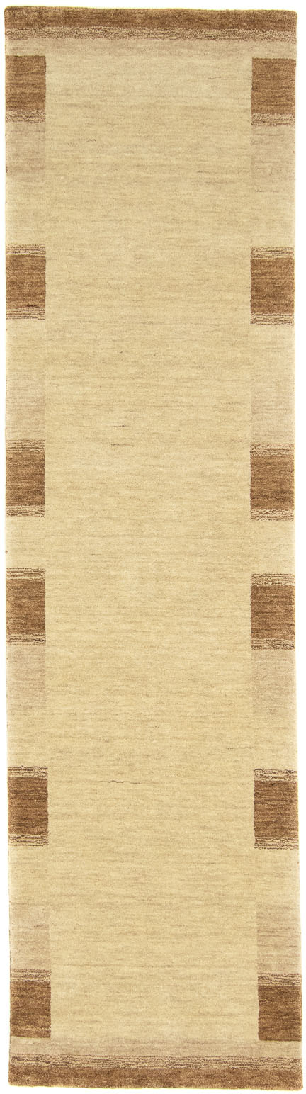 morgenland Wollteppich »Gabbeh Teppich handgewebt beige«, rechteckig, Kurzflor von morgenland