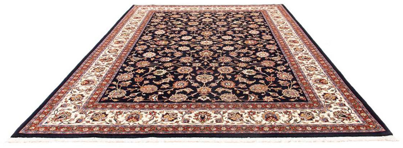 morgenland Wollteppich »Kaschmar Blumenmuster Blu scuro 335 x 246 cm«, rechteckig, Unikat mit Zertifikat von morgenland