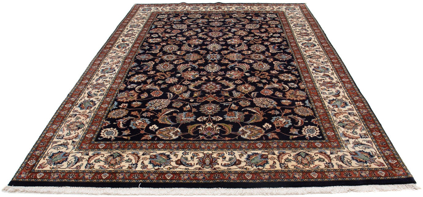 morgenland Wollteppich »Kaschmar Blumenmuster Nero 295 x 192 cm«, rechteckig, Unikat mit Zertifikat von morgenland