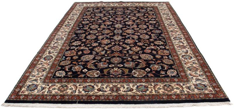 morgenland Wollteppich »Kaschmar Blumenmuster Nero 295 x 192 cm«, rechteckig, 10 mm Höhe, Unikat mit Zertifikat von morgenland