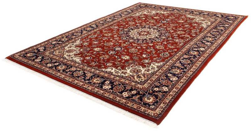 morgenland Wollteppich »Kaschmar Medaillon Beige 300 x 200 cm«, rechteckig, 10 mm Höhe, Unikat mit Zertifikat von morgenland