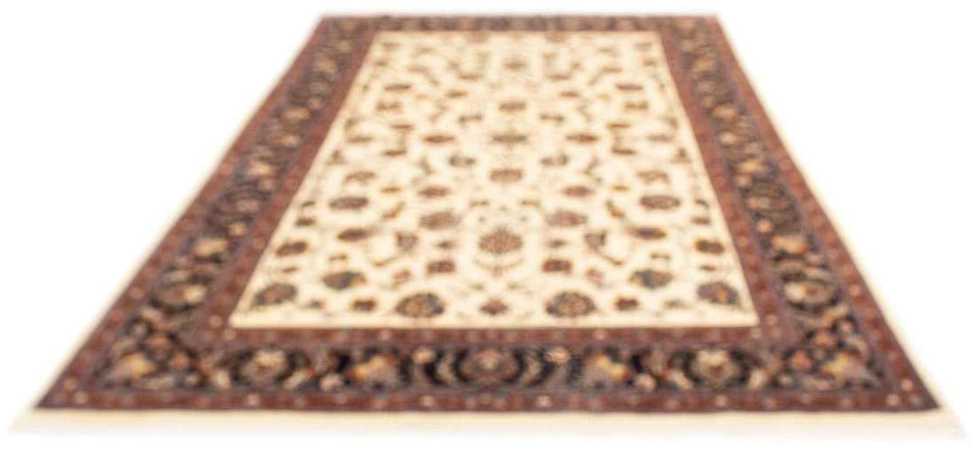 morgenland Wollteppich »Kaschmar Medaillon Beige 322 x 198 cm«, rechteckig, Unikat mit Zertifikat von morgenland