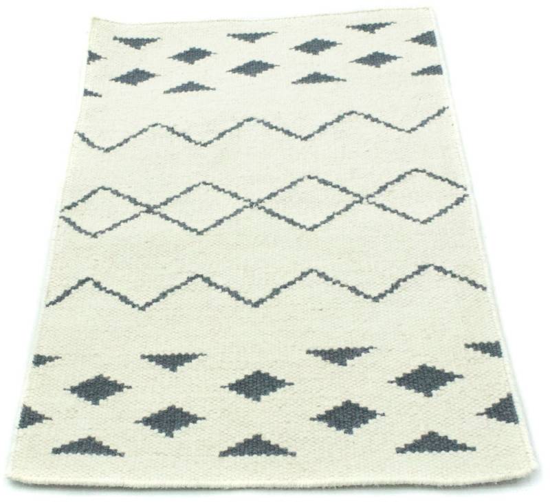 morgenland Wollteppich »Kelim Teppich handgewebt beige«, rechteckig, 6 mm Höhe, Kurzflor von morgenland