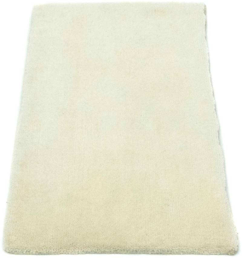 morgenland Wollteppich »Loribaft Teppich handgewebt beige«, rechteckig, Kurzflor von morgenland