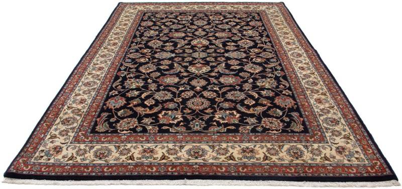 morgenland Wollteppich »Maschad Blumenmuster Nero 302 x 194 cm«, rechteckig, Unikat mit Zertifikat von morgenland