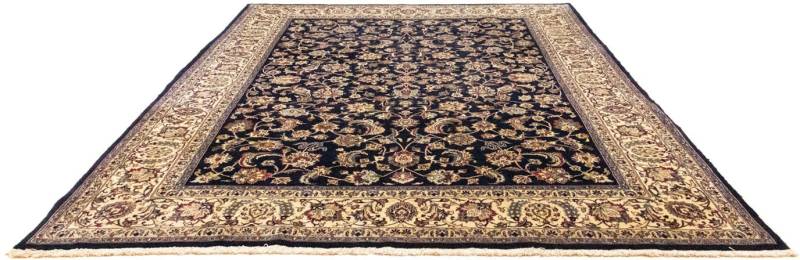 morgenland Wollteppich »Maschad Durchgemustert Blu scuro 335 x 245 cm«, rechteckig, Unikat mit Zertifikat von morgenland