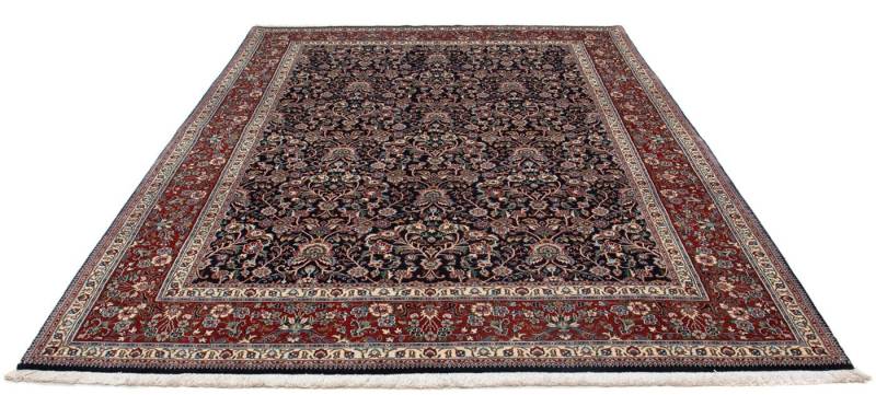 morgenland Wollteppich »Moud Blumenmuster Nero 286 x 197 cm«, rechteckig, 10 mm Höhe, Unikat mit Zertifikat von morgenland