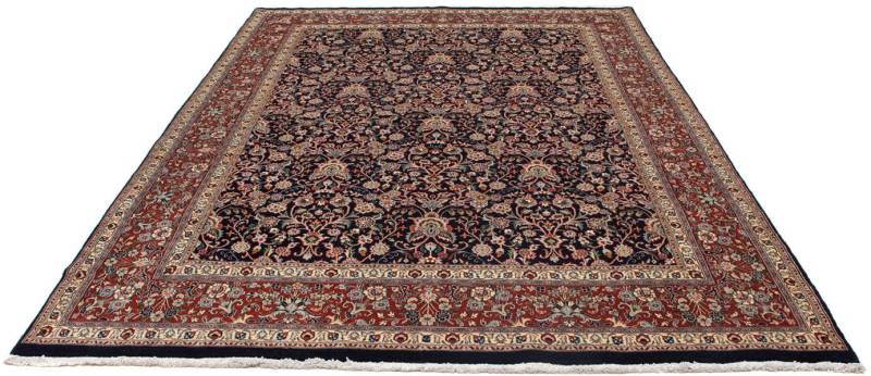 morgenland Wollteppich »Moud Blumenmuster Nero 288 x 197 cm«, rechteckig, 10 mm Höhe, Unikat mit Zertifikat von morgenland