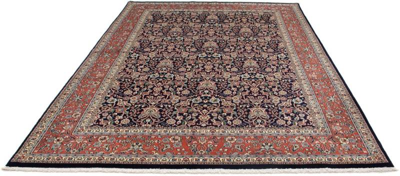 morgenland Wollteppich »Moud Blumenmuster Nero 290 x 198 cm«, rechteckig, Unikat mit Zertifikat von morgenland