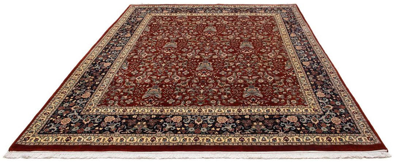 morgenland Wollteppich »Moud Blumenmuster Rosso 280 x 215 cm«, rechteckig, Unikat mit Zertifikat von morgenland