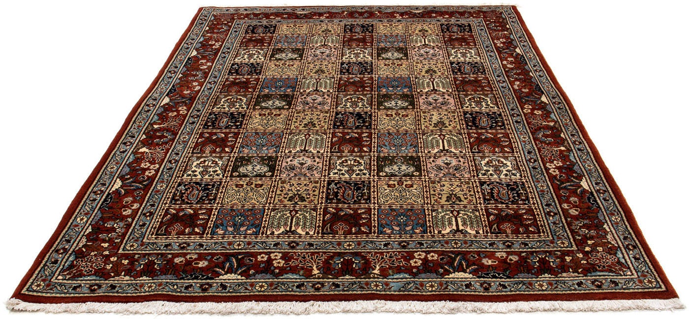 morgenland Wollteppich »Moud Felder 224 x 174 cm«, rechteckig, 10 mm Höhe, Unikat mit Zertifikat von morgenland