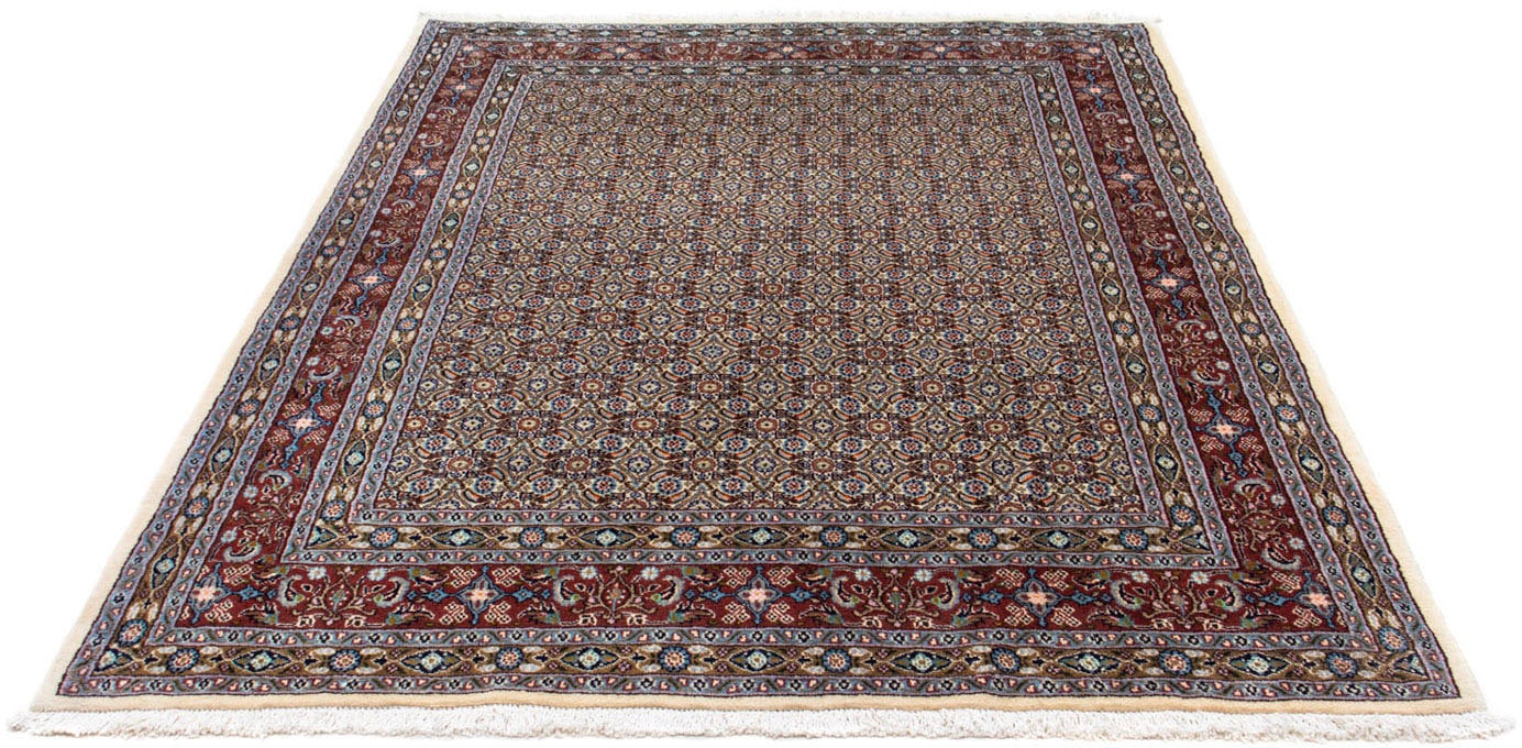 morgenland Wollteppich »Moud Figurativ Beige 193 x 150 cm«, rechteckig, Unikat mit Zertifikat von morgenland