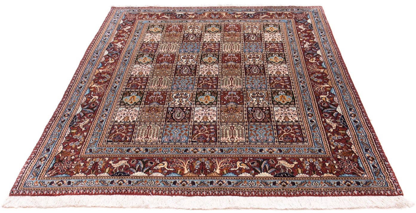 morgenland Wollteppich »Moud Figurativ Beige 205 x 145 cm«, rechteckig, Unikat mit Zertifikat von morgenland