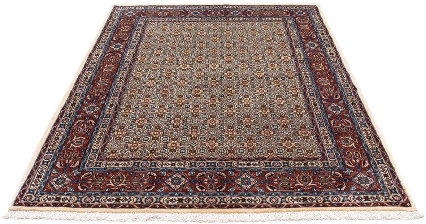 morgenland Wollteppich »Moud Figurativ Beige 232 x 170 cm«, rechteckig, Unikat mit Zertifikat von morgenland