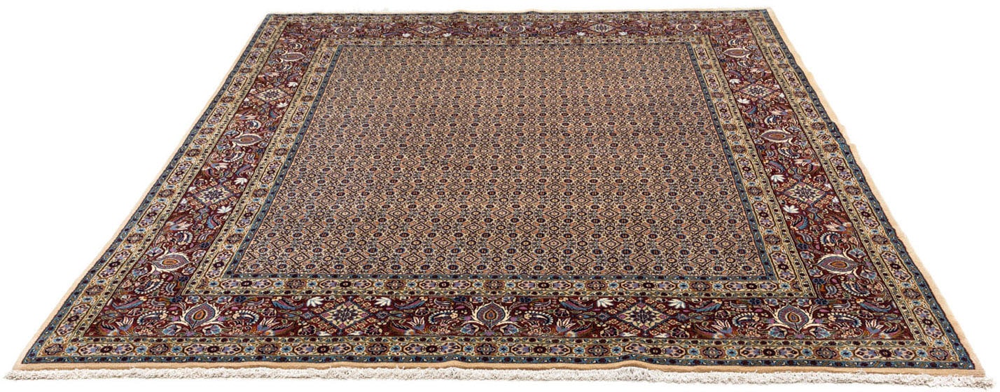 morgenland Wollteppich »Moud Figurativ Blu chiaro 358 x 256 cm«, rechteckig, Unikat mit Zertifikat von morgenland