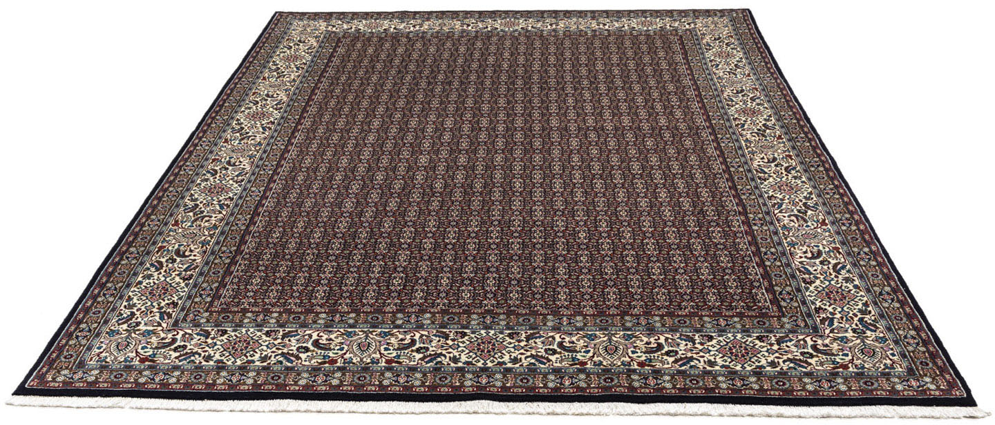 morgenland Wollteppich »Moud Medaillon Marrone chiaro 342 x 248 cm«, rechteckig, Unikat mit Zertifikat von morgenland