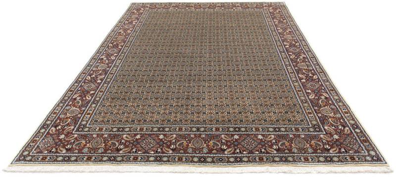 morgenland Wollteppich »Moud Stark Gemustert Beige 303 x 198 cm«, rechteckig, 10 mm Höhe, Unikat mit Zertifikat von morgenland