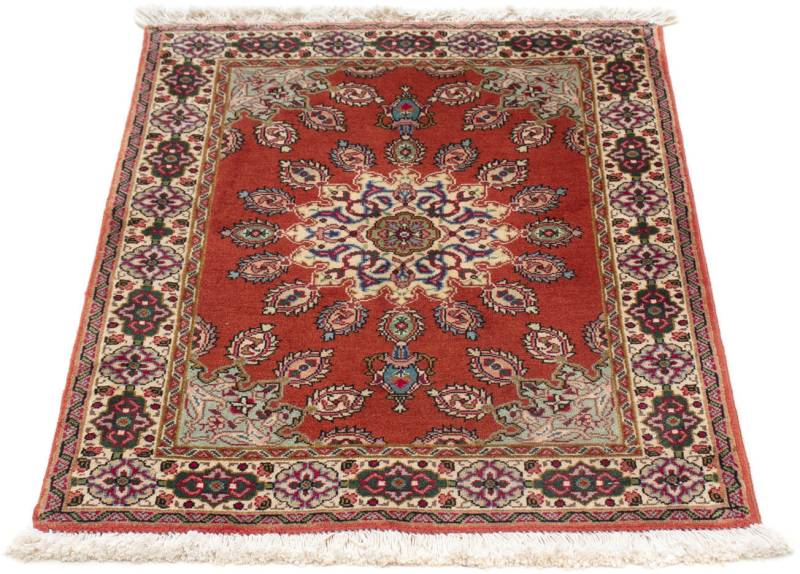 morgenland Wollteppich »Moud Stark Gemustert Blu scuro 354 x 250 cm«, rechteckig, Unikat mit Zertifikat von morgenland