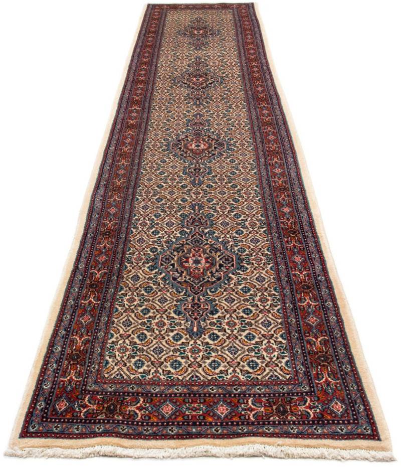 morgenland Wollteppich »Nain Medaillon Rosso scuro 250 x 250 cm«, rund, 10 mm Höhe, Unikat mit Zertifikat von morgenland