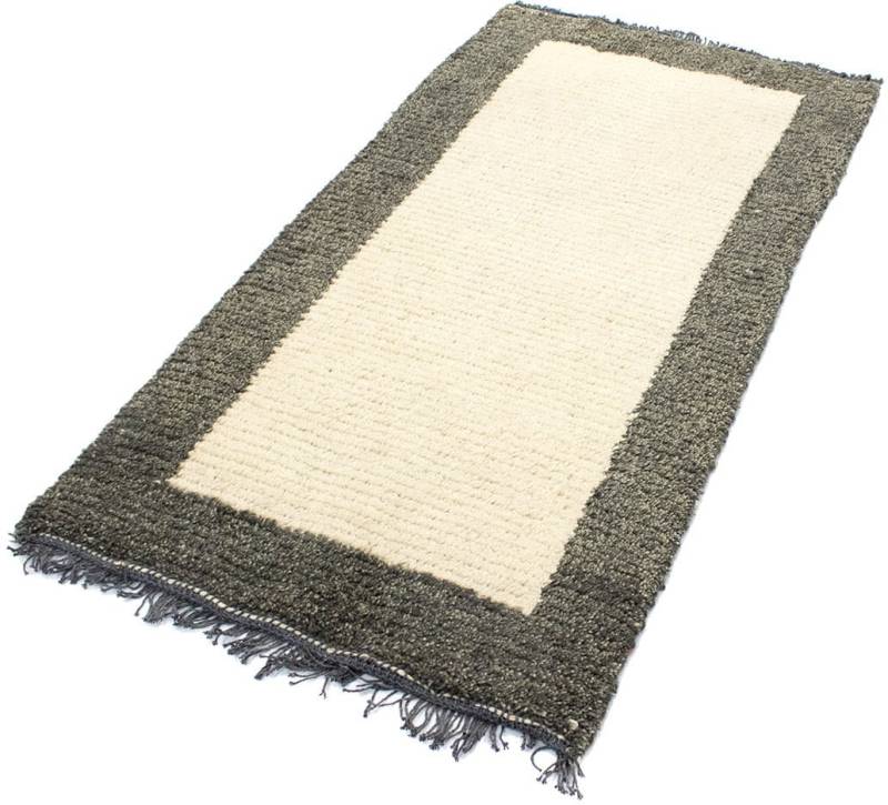 morgenland Wollteppich »Nepal Teppich handgeknüpft beige«, rechteckig, 18 mm Höhe, handgeknüpft von morgenland