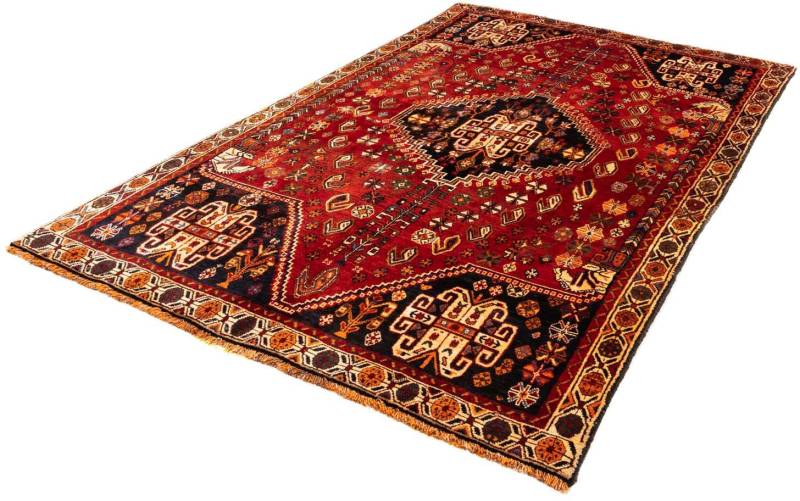 morgenland Wollteppich »Shiraz Medaillon 265 x 172 cm«, rechteckig, Unikat mit Zertifikat von morgenland