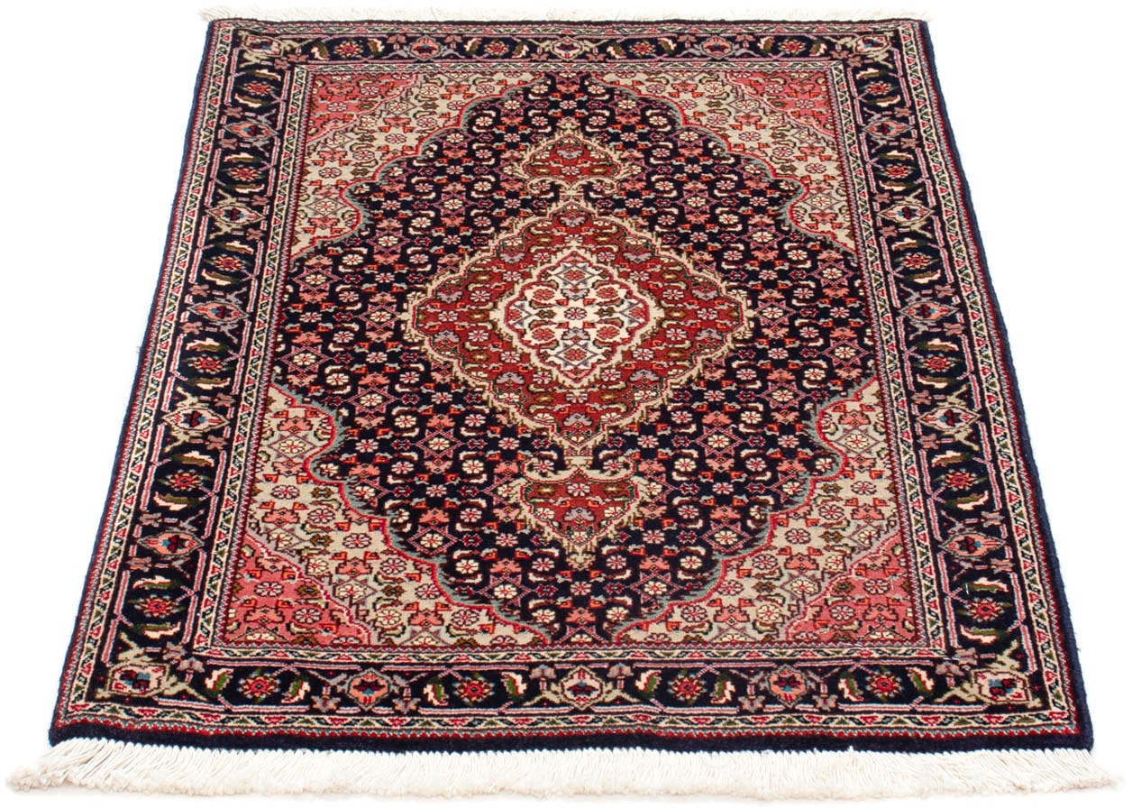 morgenland Wollteppich »Täbriz - 40 Raj Medaillon Blu scuro 251 x 249 cm«, quadratisch, Unikat mit Zertifikat von morgenland