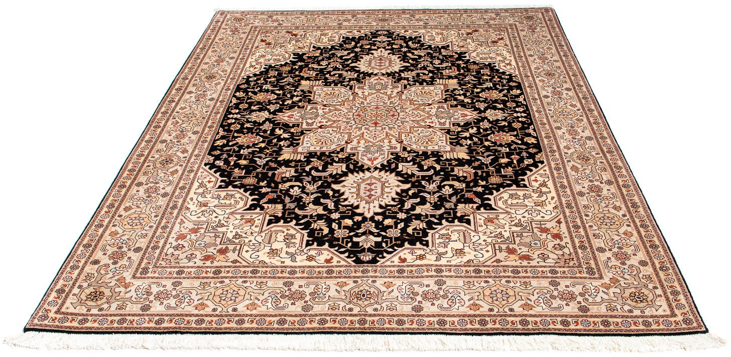 morgenland Wollteppich »Täbriz - 50 Raj Medaillon 200 x 149 cm«, rechteckig, Unikat mit Zertifikat von morgenland