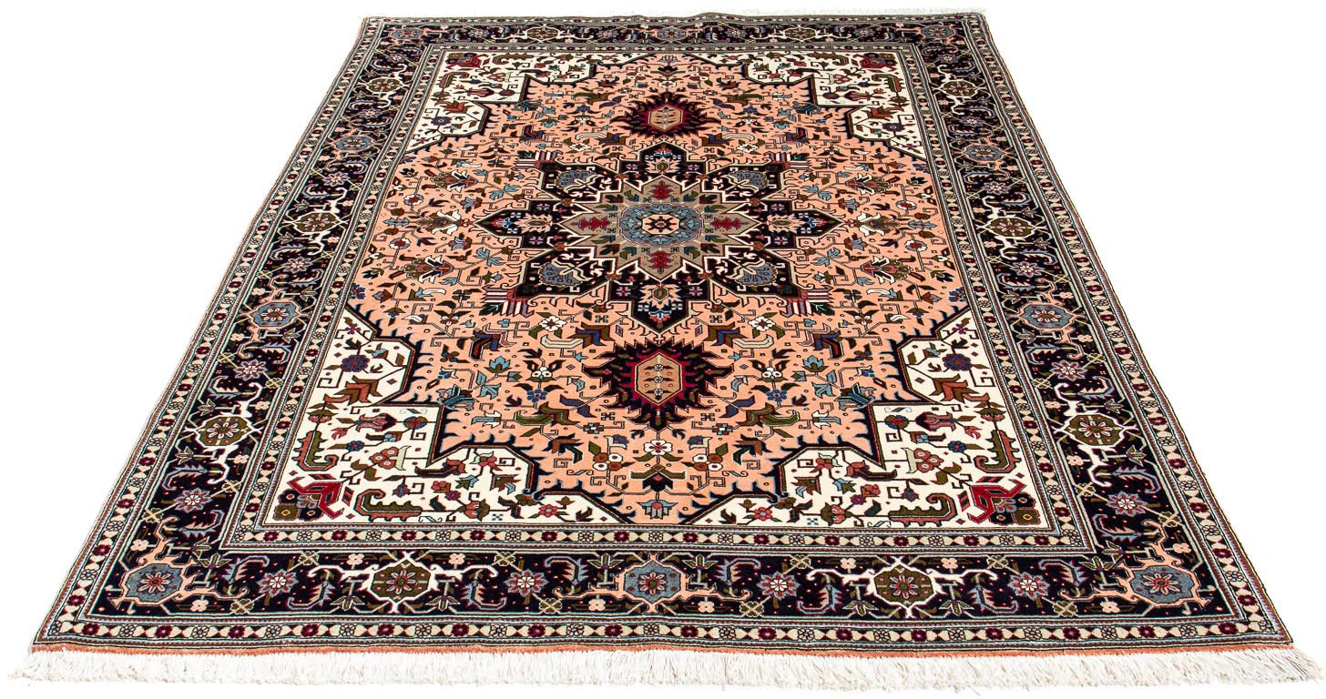 morgenland Wollteppich »Täbriz - 60 Raj Durchgemustert 205 x 154 cm«, rechteckig, Unikat mit Zertifikat von morgenland