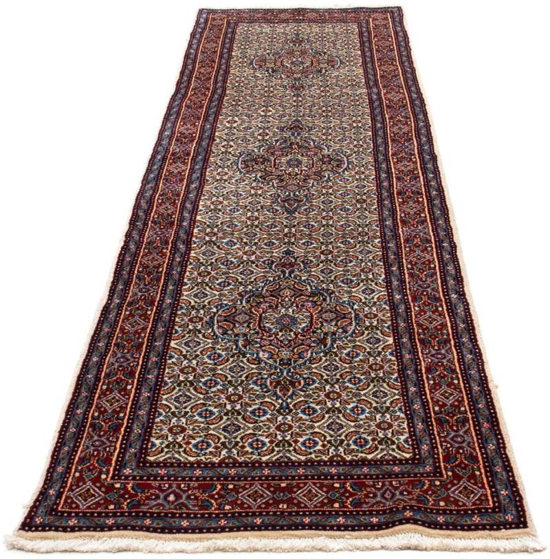 morgenland Wollteppich »Yalameh Medaillon Blu scuro 304 x 208 cm«, rechteckig, Unikat mit Zertifikat von morgenland