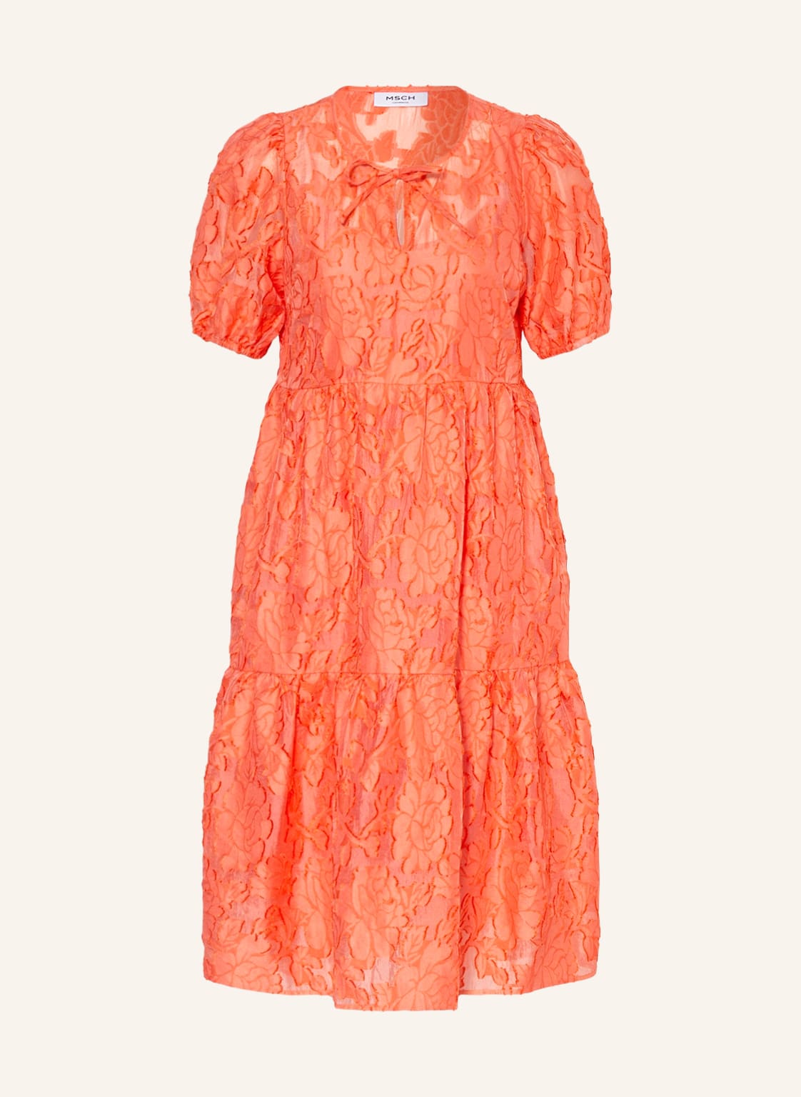 Msch Copenhagen Kleid Mschpave orange Msch Copenhagen Kleid Mschpave orange von MSCH COPENHAGEN